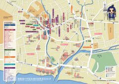 函館湯の川温泉商店街飲食店 マップ